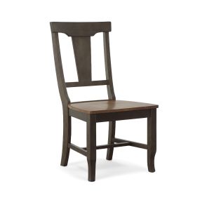 Vista Hickory/Coal Panelback Side Chair