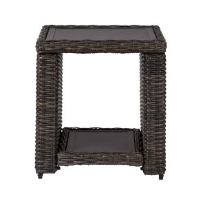 Grasson Lane Outdoor Square End Table