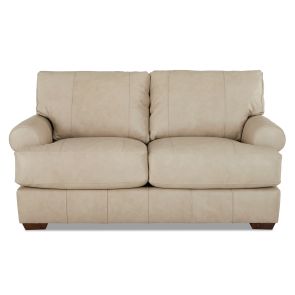 Gaylord leather loveseat