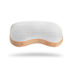 Level 2.0 White/Orange Pillow