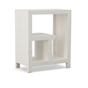 Jumble White Chairside Table
