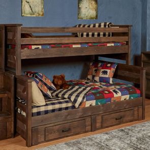 Urban Ranch Brown Youth Bunk Bed