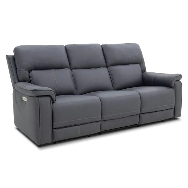 Buy Sanibel Slate Zero Gravity Power Headrest Reclining Sofa with