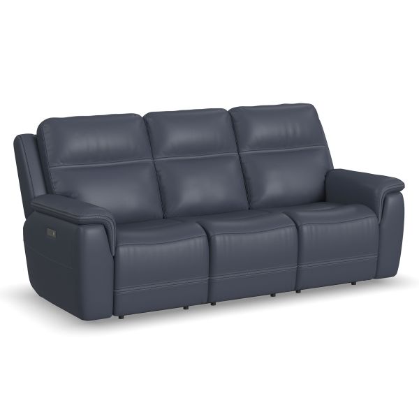 Sawyer Zero Gravity Power Headrest Reclining Sofa with Power Lumbar Bernie Phyl s Furniture