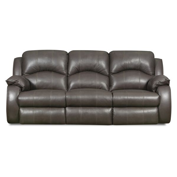 Cagney Power Headrest Reclining Sofa, Leather Reclining Sofa With Power Headrest