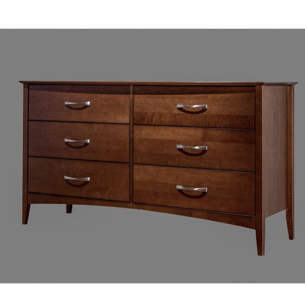 brown chestnut dresser Sprout 6-Drawer Double Dresser in Chestnut & Natural main image 1