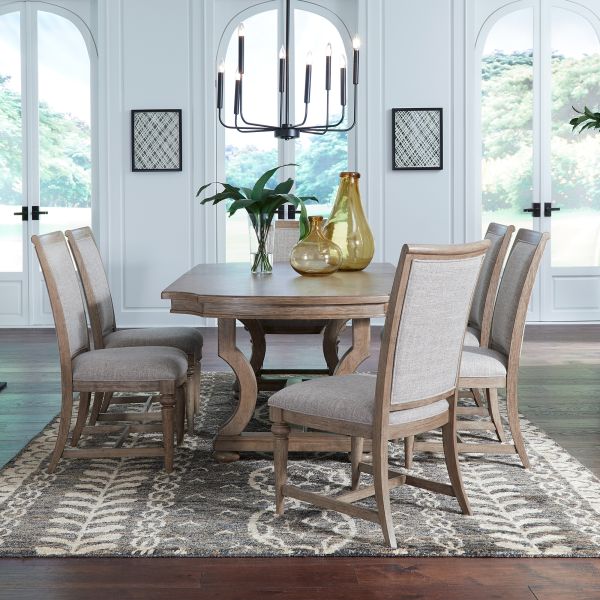 Camden Heights 7 Piece Dining Set, Dining Table Side Chairs