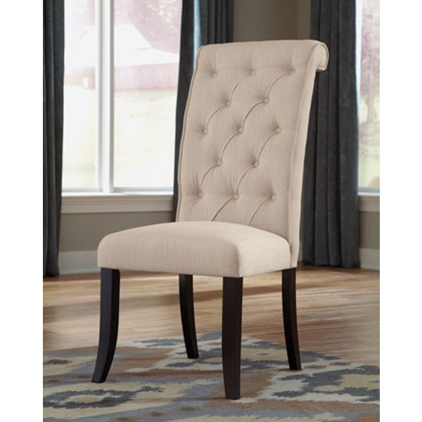 Tripton Dining Uph Side Chair Linen, Tripton Dining Room Furniture