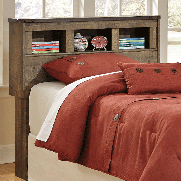 Trinell Bookcase Headboard Bernie, How To Add Padding Headboard In Html Table Css Styles