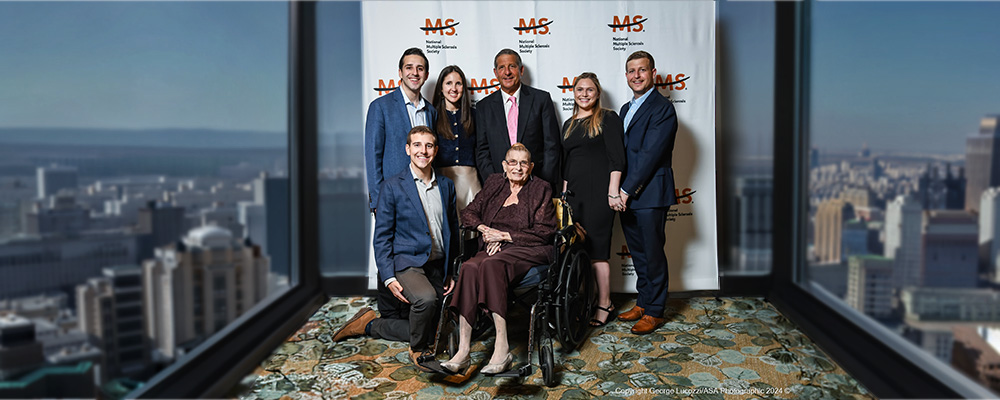 MS Gala with Bernie & Phyl's family as sponsors Bernie & Phyl's Family at MS Event