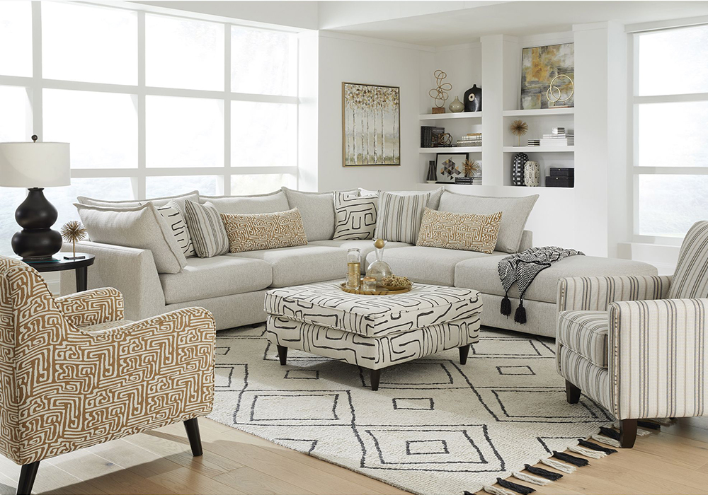 Durango Pewter 4 Piece Modular Sectional