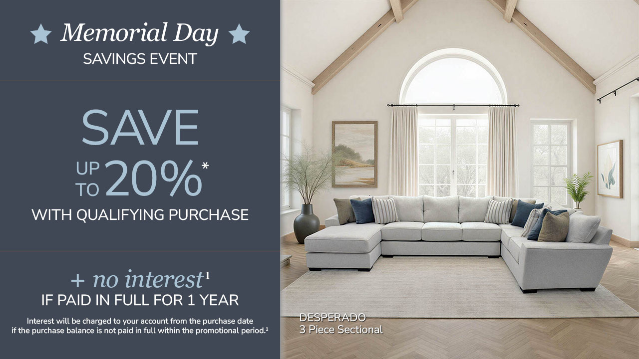 Save up to $2500* + no interest if paid in full for 1 year(1)