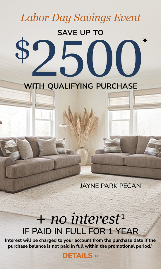 Double Tax Savings*+ no interest if paid in full for 1 year(1)