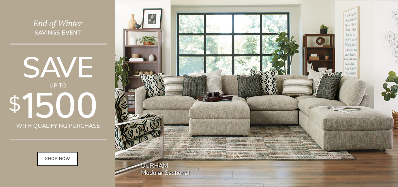 Save up to $1500 with Qualifying Purchase from Bernie & Phyl's Furniture