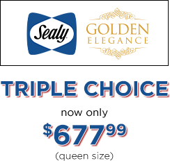 Sealy Golden Elegance Triple Choice $677.99